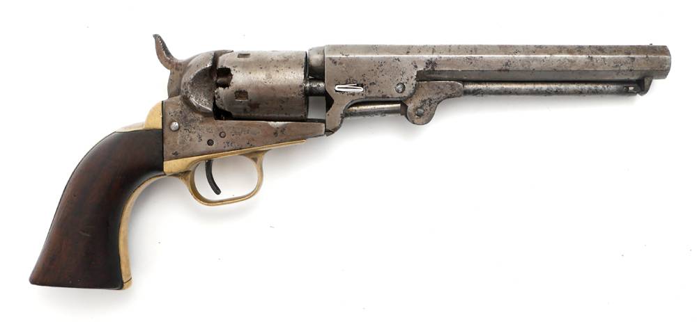 A 19th century Colt .31 calibre, cap-and-ball revolver. at Whyte's Auctions