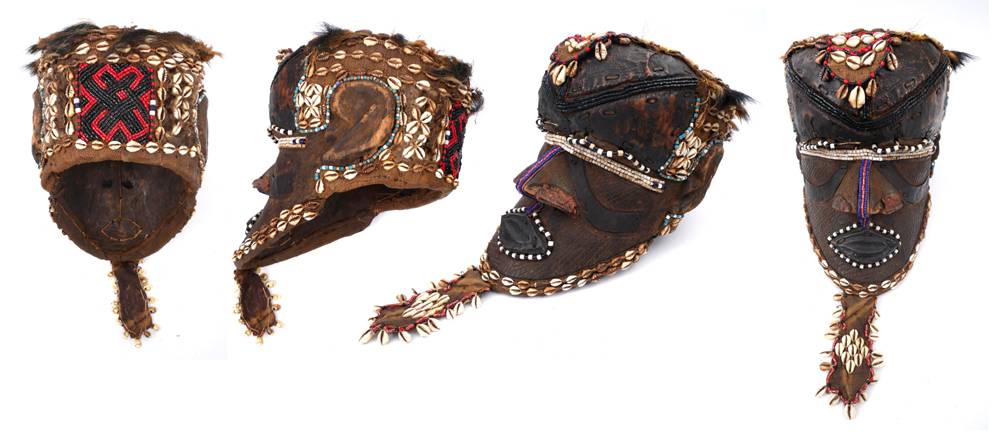Tribal mask, Kuba, Congo. at Whyte's Auctions