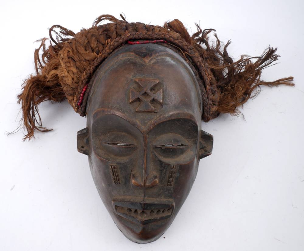 Tribal mask, Jokwe, Central Congo. at Whyte's Auctions