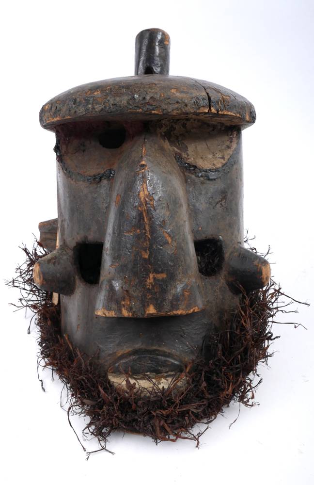 Tribal mask, Bushongo, Central Congo. at Whyte's Auctions