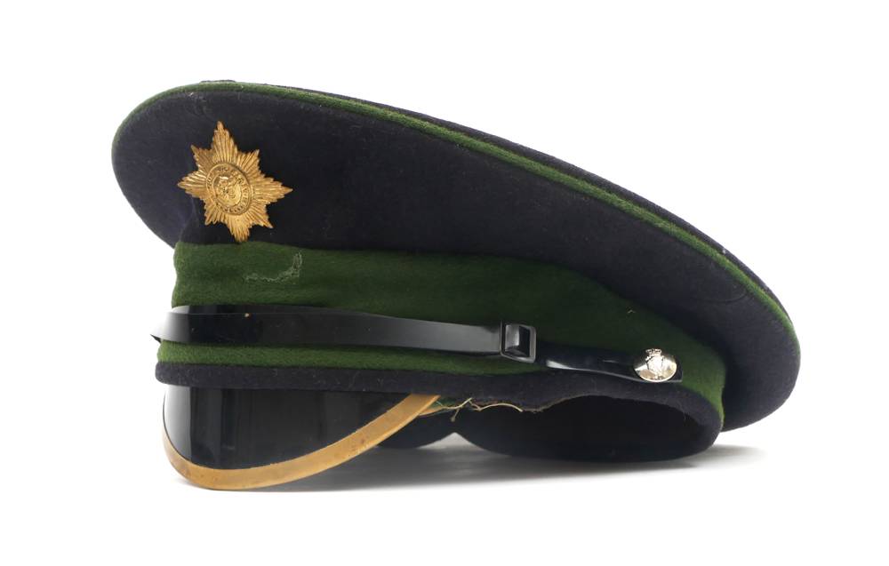 Irish Guards visor cap at Whyte's Auctions