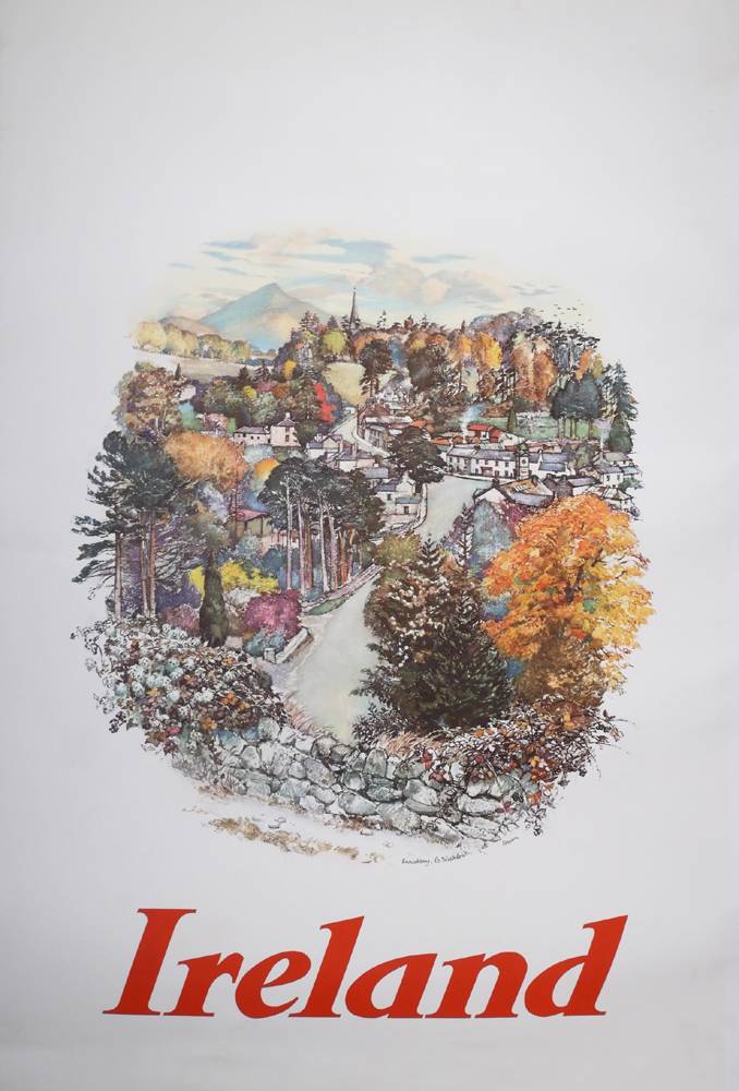 Enniskerry Village Travel Poster at Whyte's Auctions