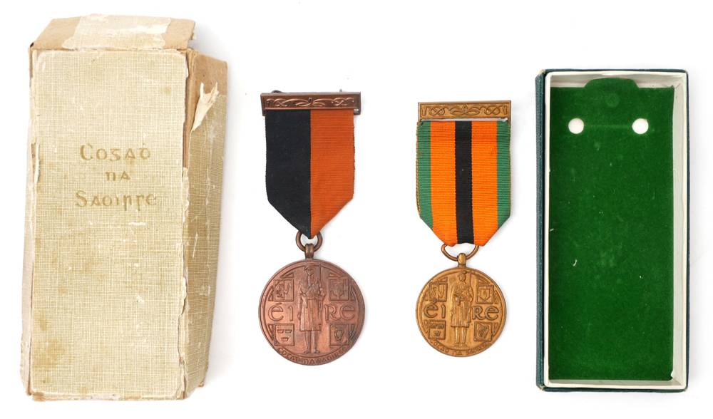 1917-1922 War of Independence Active Service medal and a 1971 Truce Anniversary medal. at Whyte's Auctions