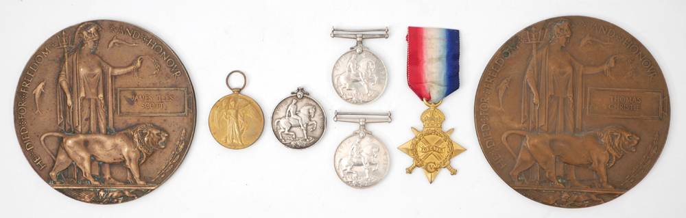 1914-1918 Royal Air Force Pair and three other medals. at Whyte's Auctions