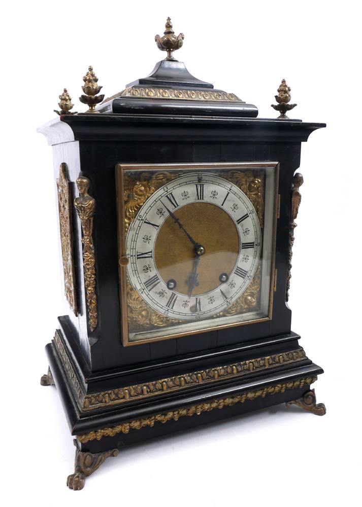 Bracket clock at Whyte's Auctions