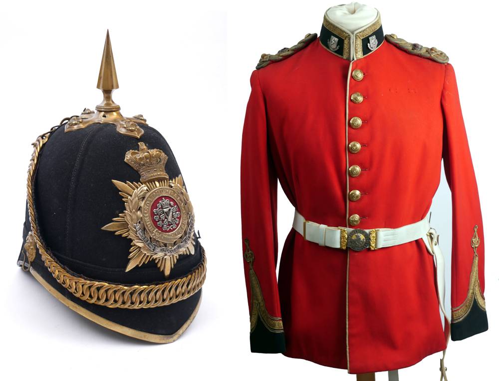 Early 20th century Royal Irish Regiment, Lieutenant Colonel's uniform. at Whyte's Auctions