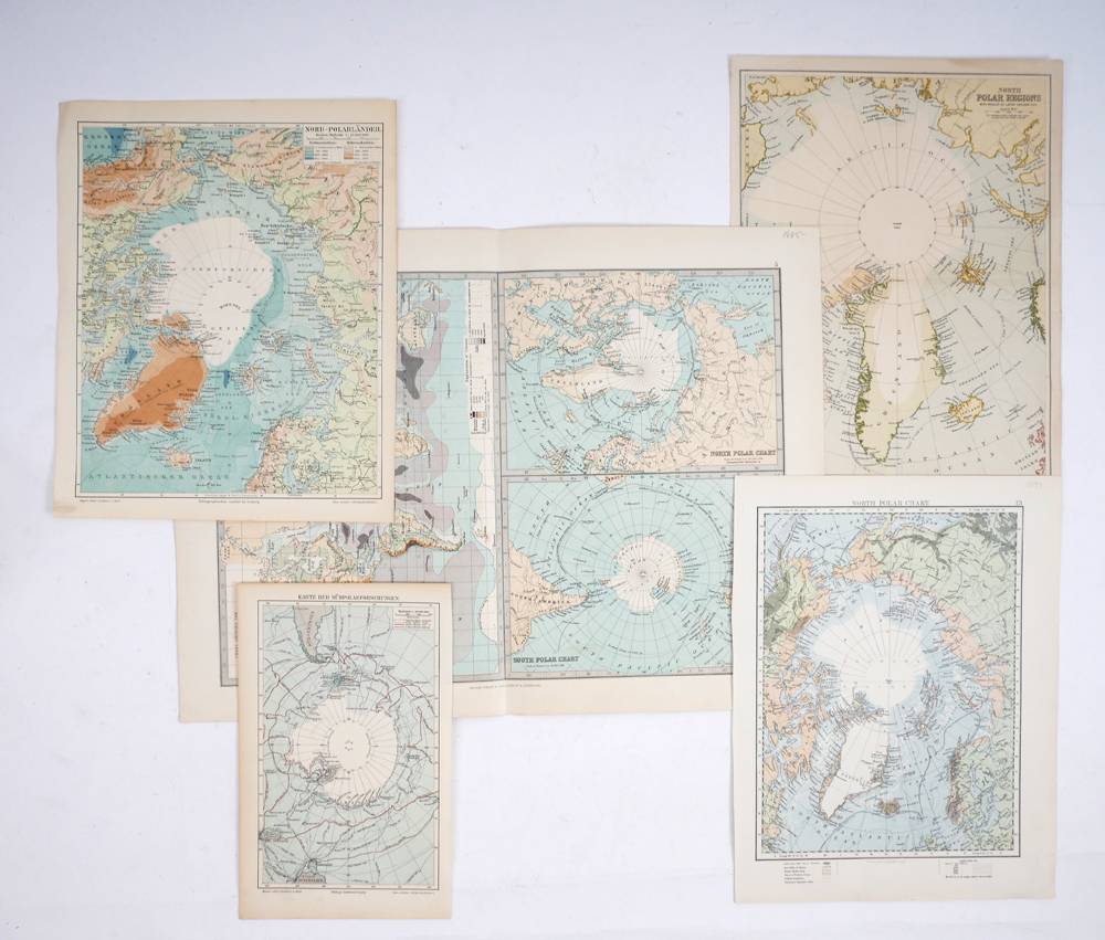 Circa 1880 Polar charts. at Whyte's Auctions