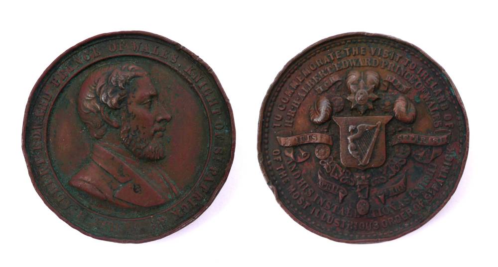 1900. Visit of Queen Victoria to Ireland commemorative medals at Whyte's Auctions