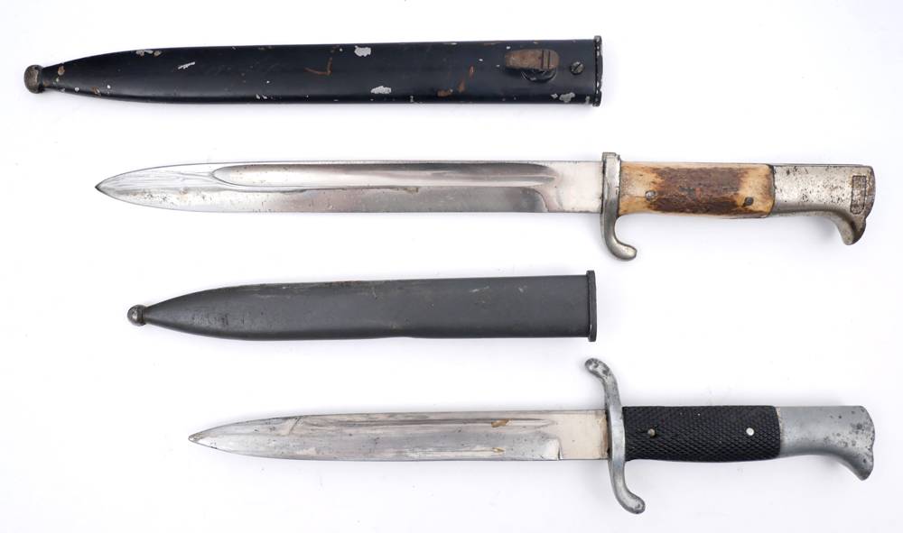 WW2 German parade bayonet and a parade dagger. at Whyte's Auctions