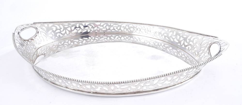 An early 20th century Dutch .833-grade silver tray. at Whyte's Auctions