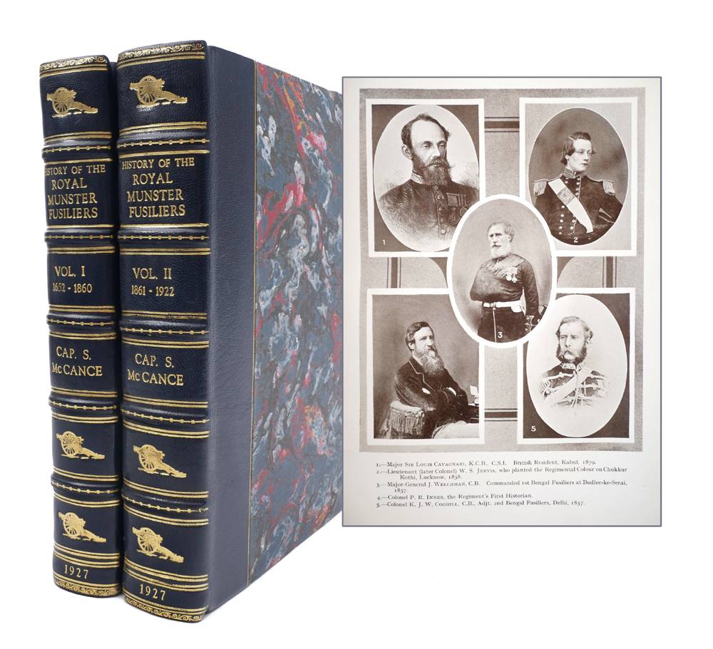 McCance, Captain. History of the Royal Munster Fusiliers at Whyte's Auctions