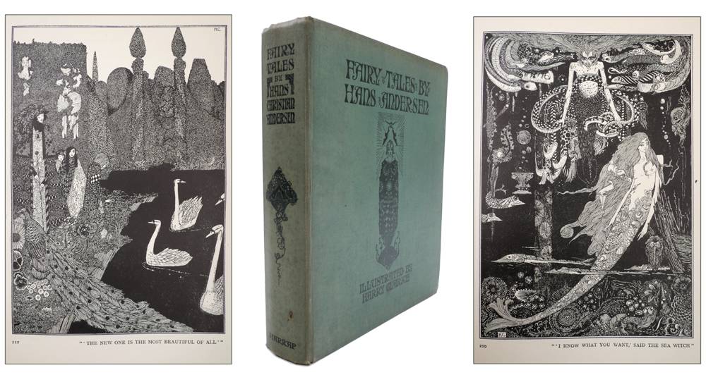 Clarke, Harry, illustrator. Fairy Tales by Hans Christian Andersen, with Clarke's signature. at Whyte's Auctions
