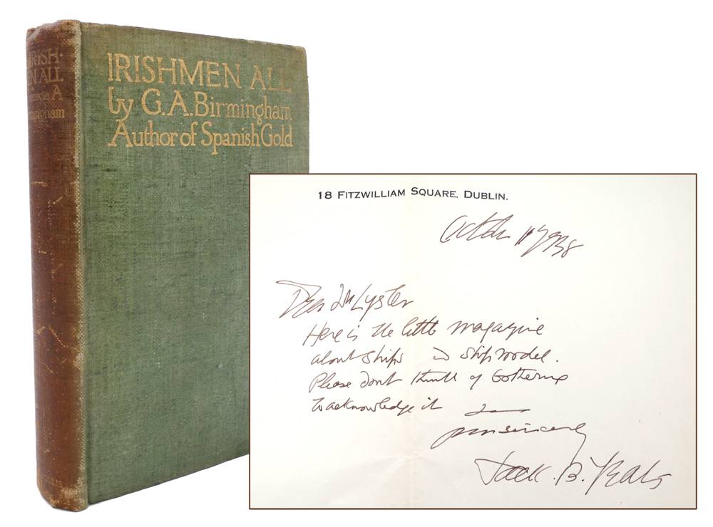 Birmingham, G.A. Irishmen All, illustrated by Jack. B. Yeats. at Whyte's Auctions
