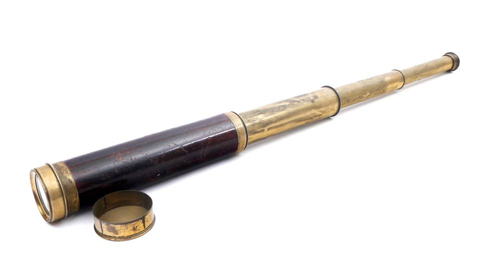 Early 19th century French telescope by Cauchoix, Paris. at Whyte's Auctions