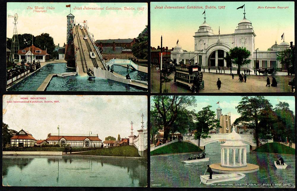 1907 Postcards of Dublin Exhibition and Royal visit. at Whyte's Auctions