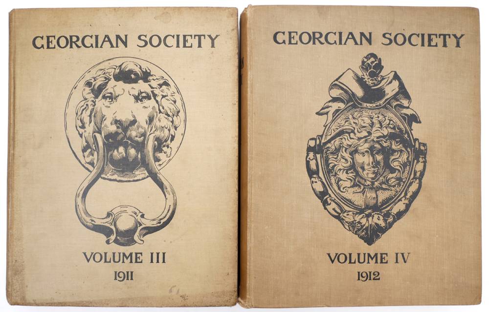 1911-12 The Georgian Society Records of Eighteenth-Century Domestic Architecture and Decoration in Dublin. Two volumes. at Whyte's Auctions