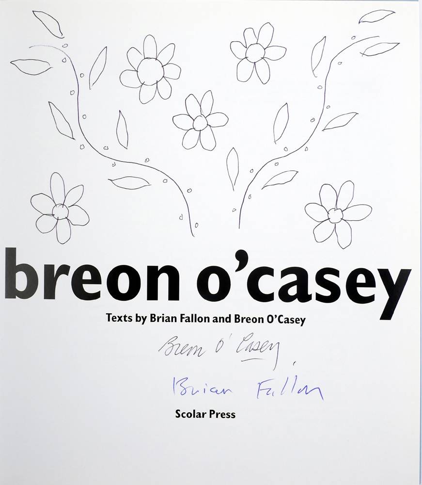 Fallon, Brian and O'Casey, Breon. Breon O'Casey. First edition by Fallon and O'casey, and with original drawing by O'Casey. at Whyte's Auctions