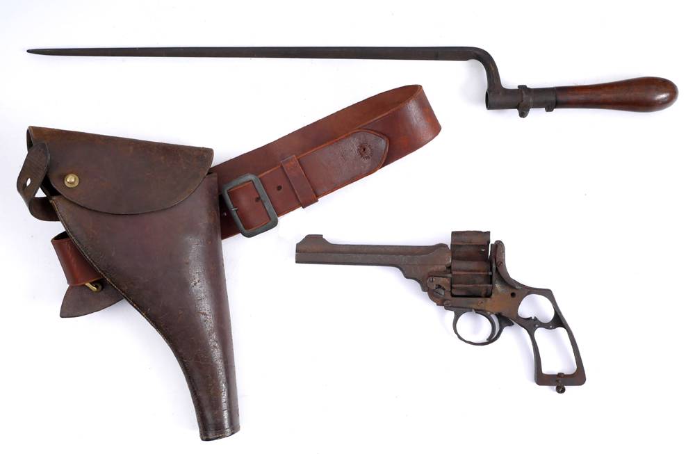 Webley and Scott Mark VI .455 service revolver at Whyte's Auctions