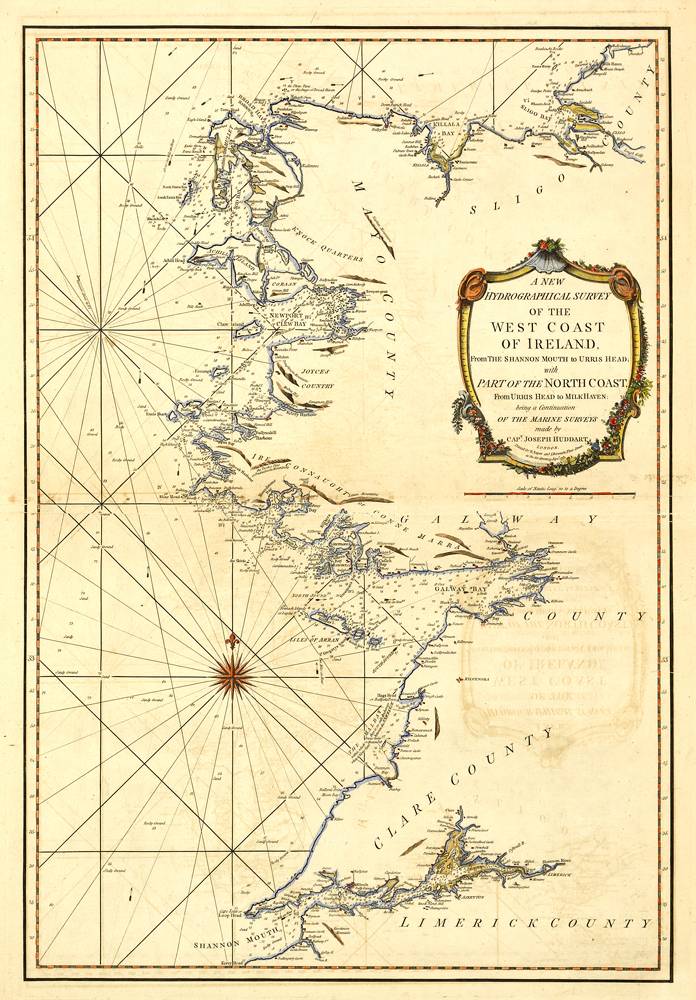 1794: Huddart Hydrographical Survey of the West Coast of Ireland at Whyte's Auctions
