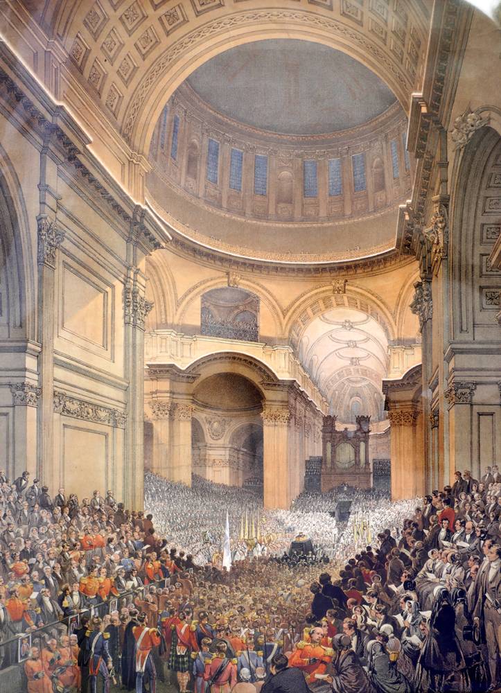 1852 Funeral of the Duke of Wellington, and a pair of silk pictures of events in the Napoleonic Wars. at Whyte's Auctions