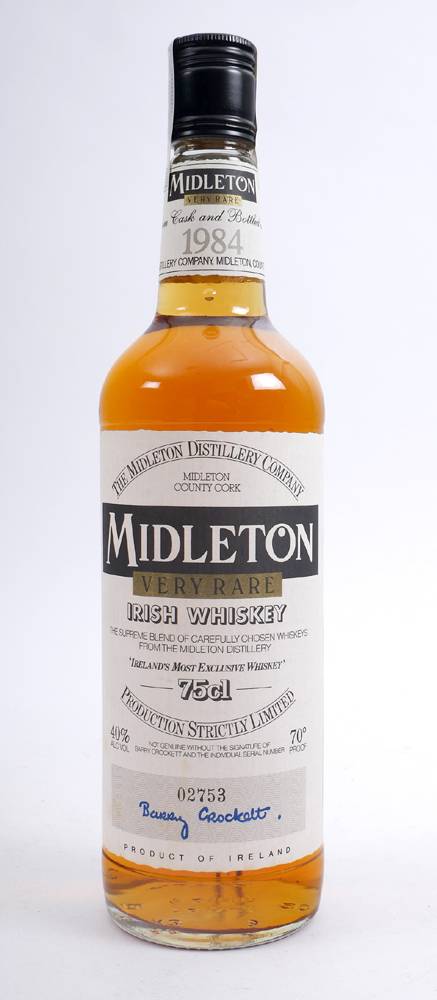 Midleton Very Rare Irish Whiskey, 1984. One bottle. at Whyte's Auctions