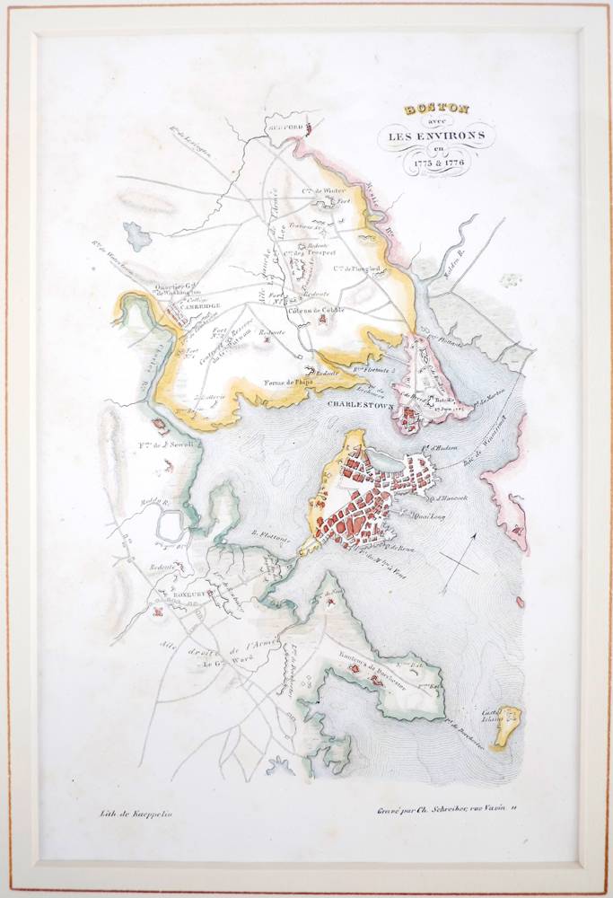 1776 Maps of Long Island and Boston during the American Revolutionary War. at Whyte's Auctions