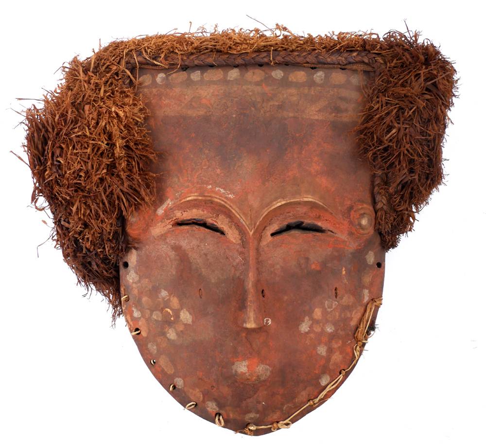 Tribal mask, Lega, Congo. at Whyte's Auctions