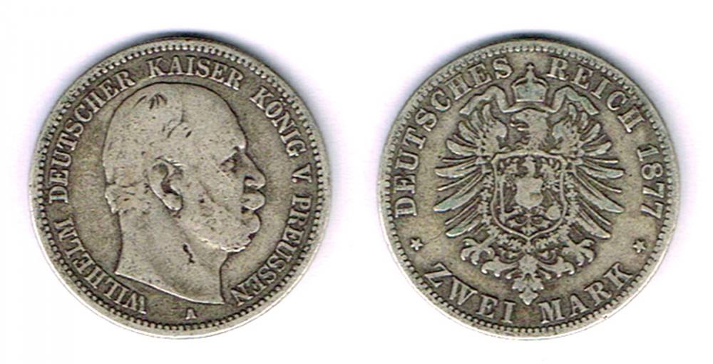 German East Africa. Wilhelm II accumulation of one rupee. at Whyte's Auctions