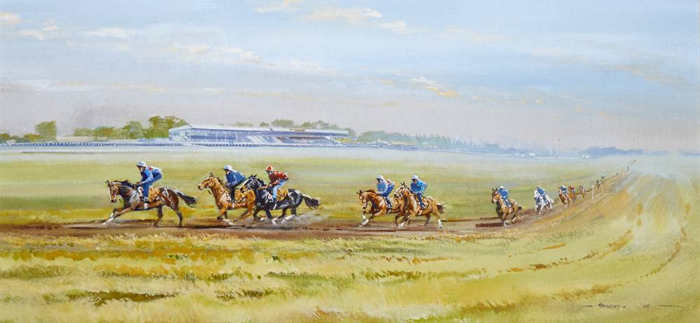 OLD VIC GALLOP, CURRAGH, 2006 by David Trundley (b.1949) at Whyte's Auctions