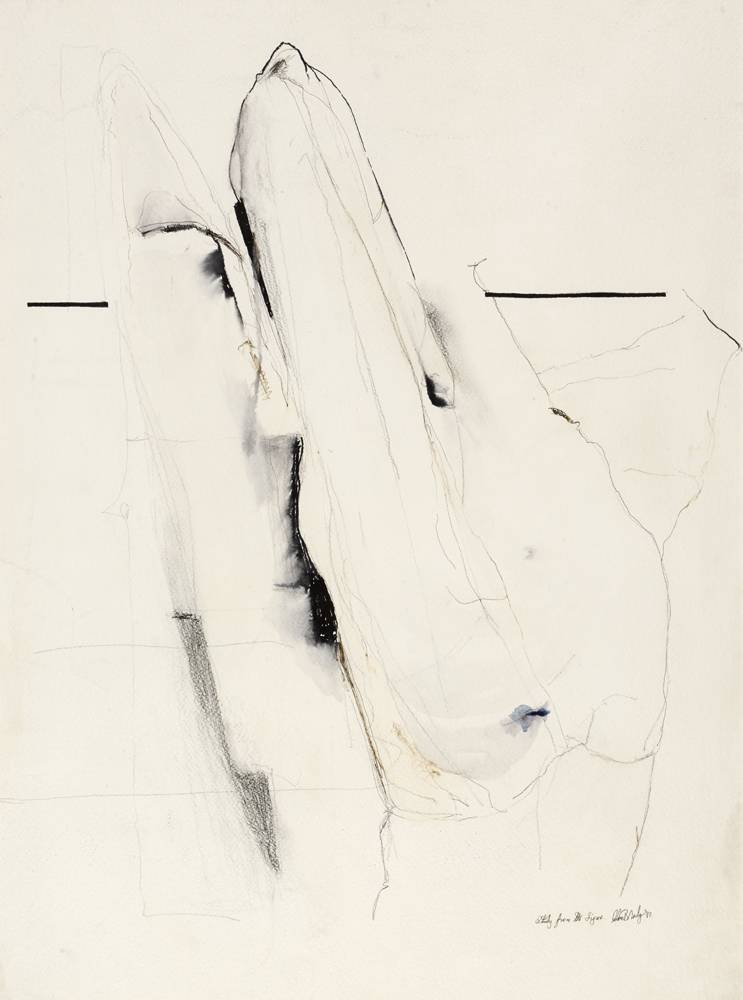 STUDY FROM FIGURE, 1998 by Colm Brady sold for �140 at Whyte's Auctions