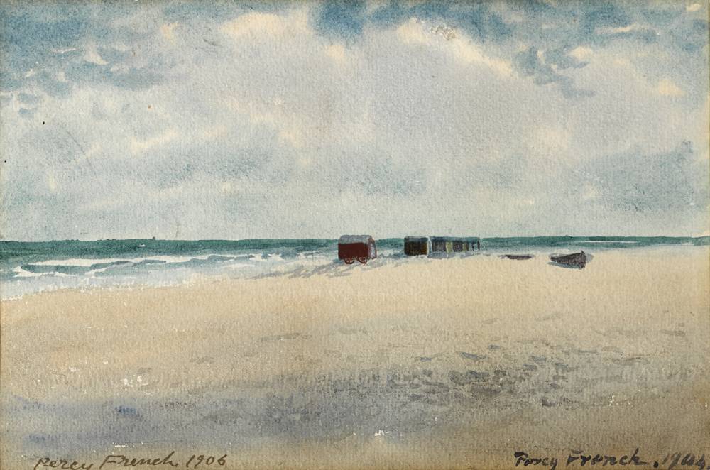 BEACH SCENE, 1904-1906 by William Percy French (1854-1920) (1854-1920) at Whyte's Auctions