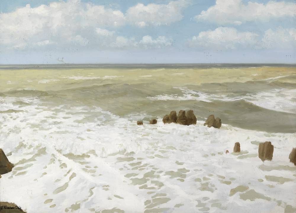 THE SEA IN SUMMER by Henry Robertson Craig RHA (1916-1984) at Whyte's Auctions