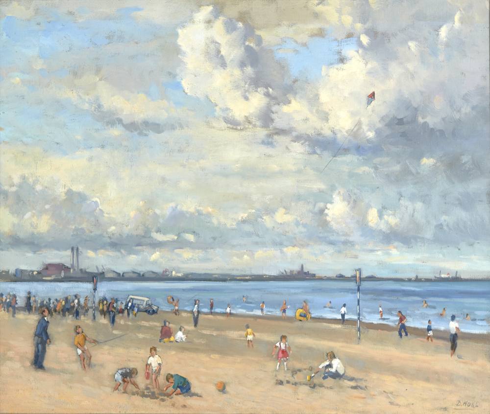 ICE CREAM VAN, SANDYMOUNT STRAND by David Hone sold for �1,600 at Whyte's Auctions