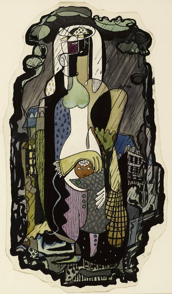 BAISTEACH AR PHARIS ANUAS [RAIN DESCENDS ON PARIS] and CUIREADH DON GHRÉIN [INVITATION TO THE SUN] by Mícheál MacLíammóir (1899-1978) (1899-1978) at Whyte's Auctions