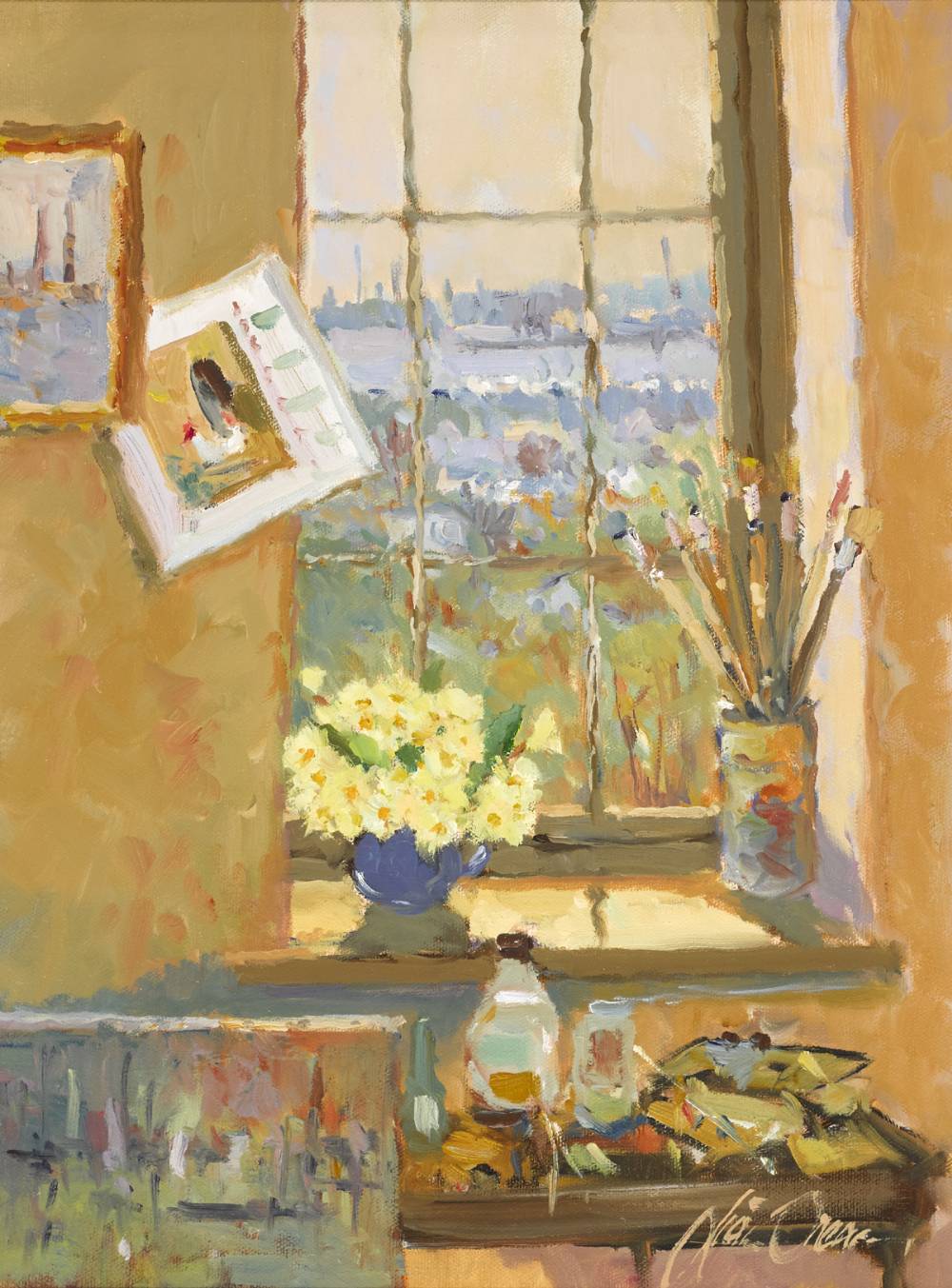 STILL LIFE BY THE WINDOW by Liam Treacy (1934-2004) at Whyte's Auctions