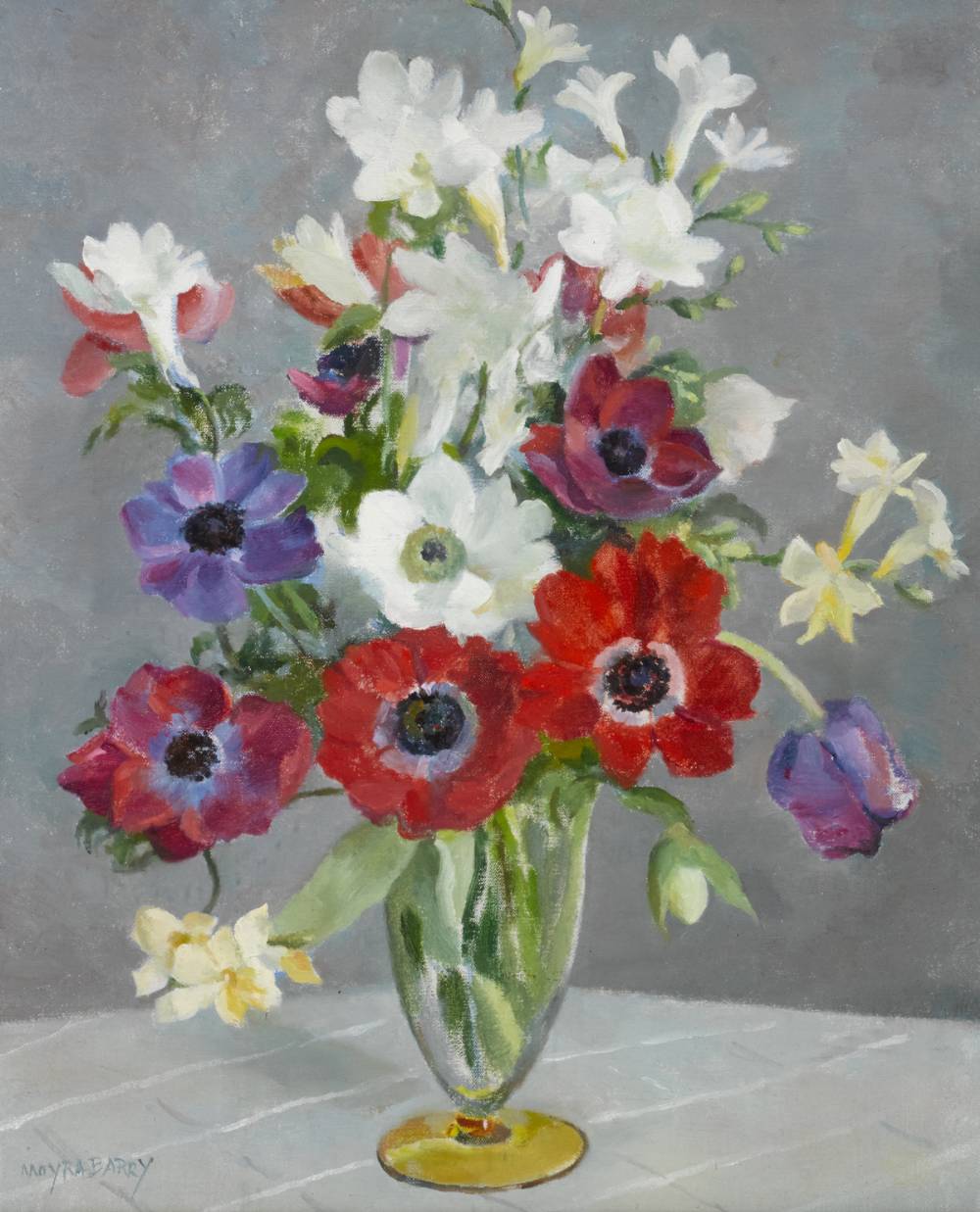 STILL LIFE WITH POPPIES by Moyra Barry (1885-1960) (1885-1960) at Whyte's Auctions