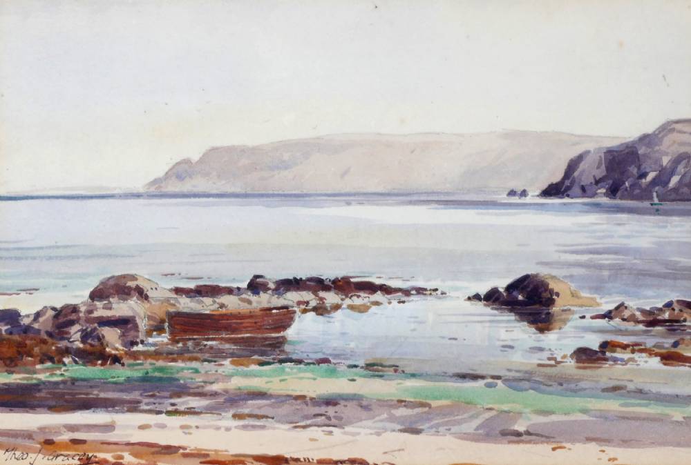ROCKPORT, CUSHENDUN, COUNTY ANTRIM by Theodore James Gracey RUA (1895-1959) at Whyte's Auctions