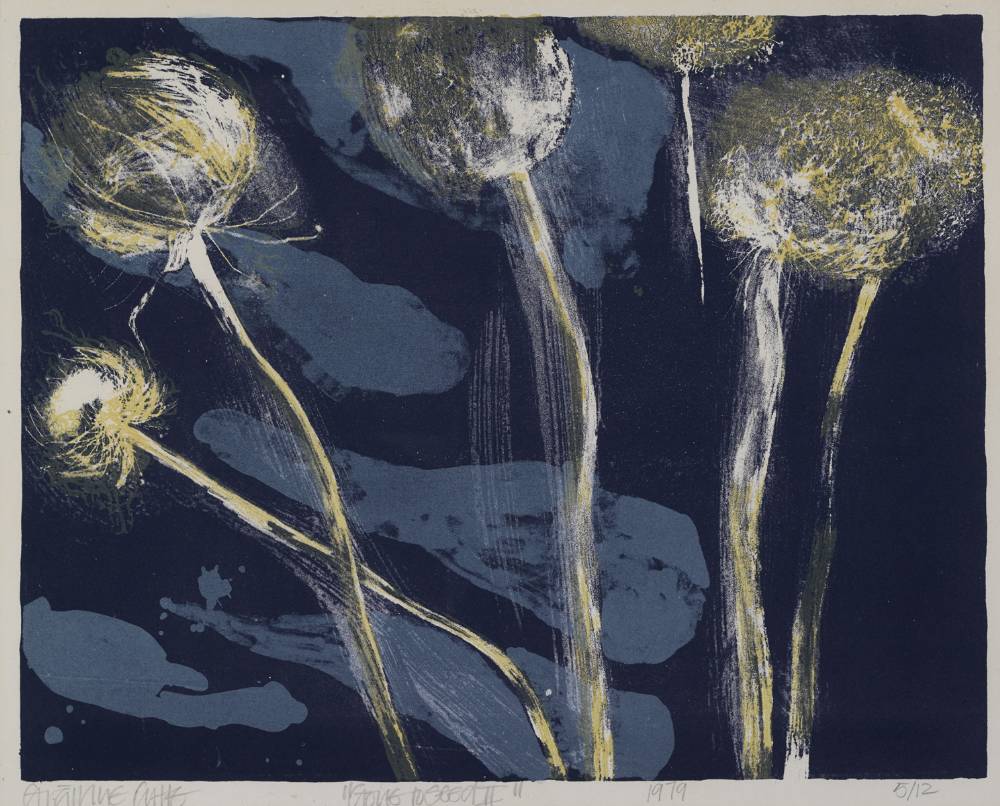 GONE TO SEED II, 1979 by Gráinne Cuffe sold for €200 at Whyte's Auctions