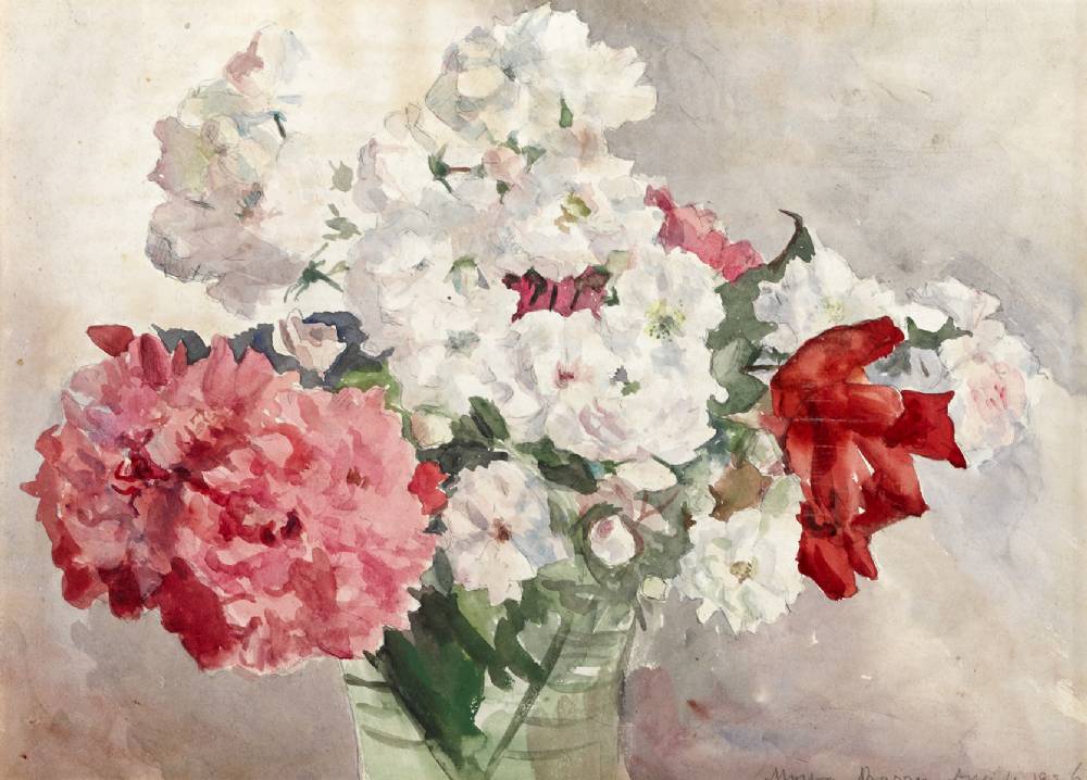 VASE OF SUMMER BLOOMS, 1936 by Moyra Barry (1885-1960) (1885-1960) at Whyte's Auctions