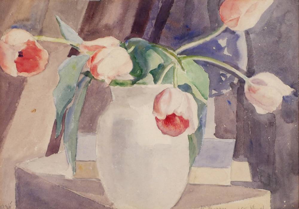 STILL LIFE WITH TULIPS, 1935 by Moyra Barry (1885-1960) (1885-1960) at Whyte's Auctions