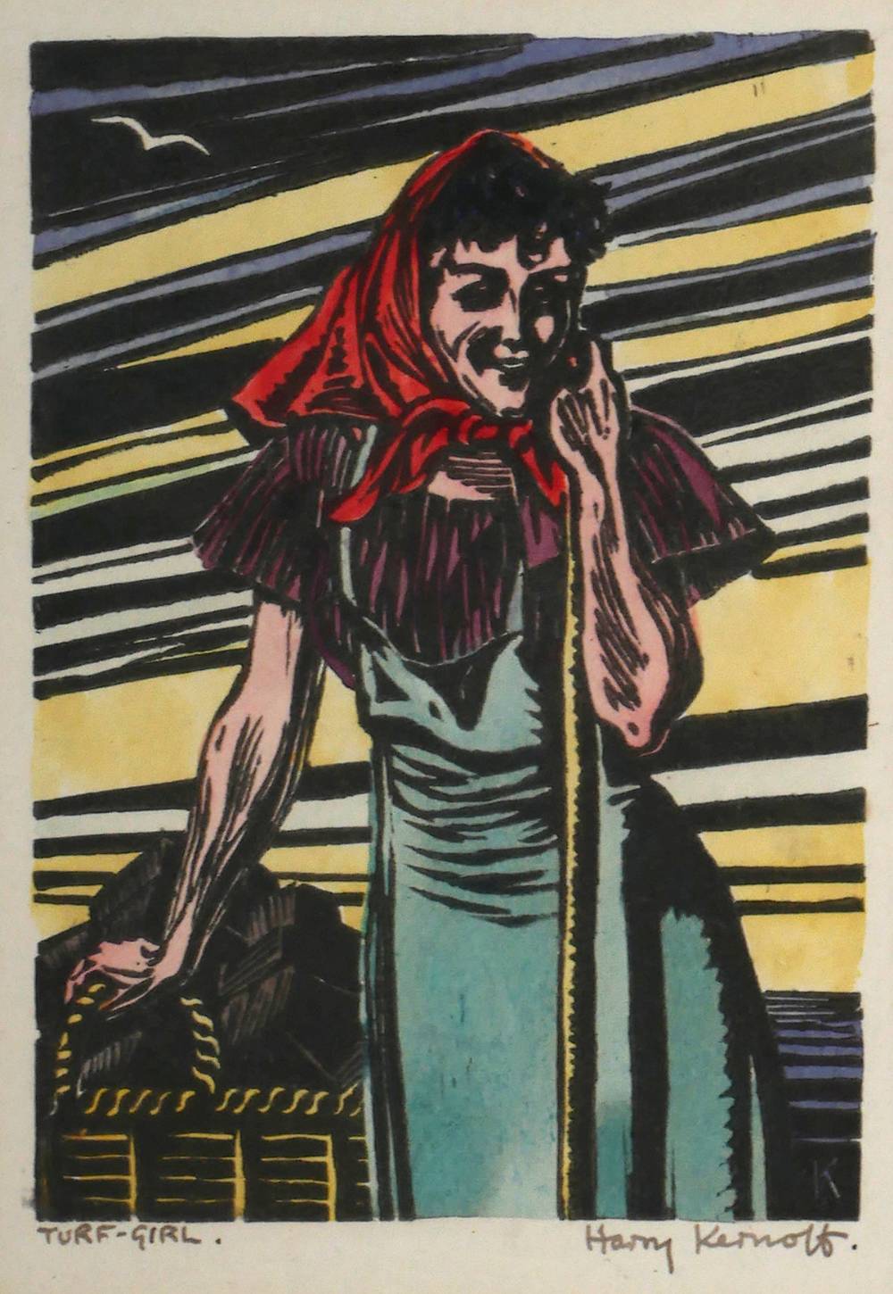 TURF GIRL by Harry Kernoff RHA (1900-1974) at Whyte's Auctions
