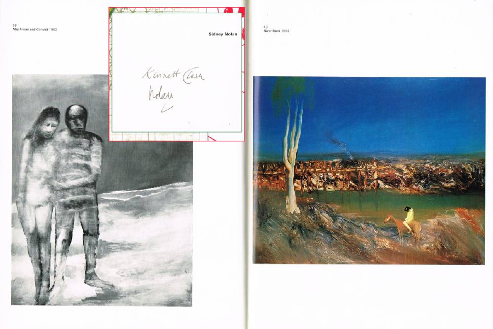 ROYAL DUBLIN SOCIETY, SIGNED EXHIBITION CATALOGUE AND TWO OTHER CATALOGUES by Sir Sidney Robert Nolan OM AC (Australian, 1917�1992) at Whyte's Auctions