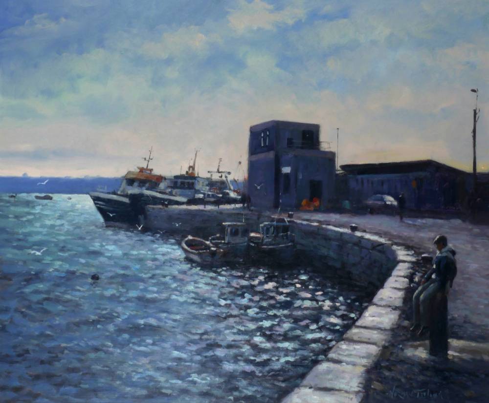 HARBOUR SCENE by Norman Teeling (b.1944) (b.1944) at Whyte's Auctions