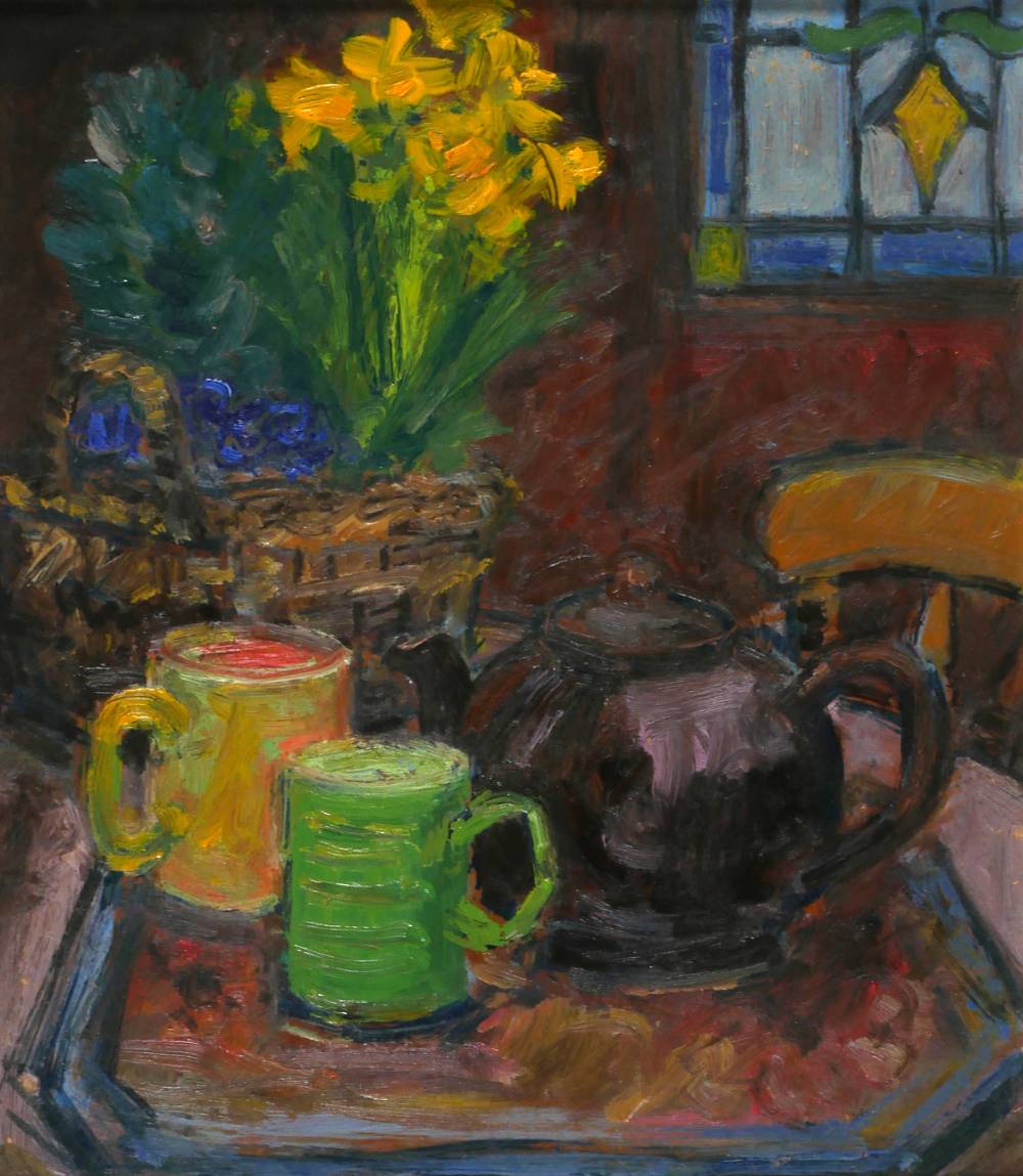 THE GREEN MUG by Robert Bottom sold for �110 at Whyte's Auctions