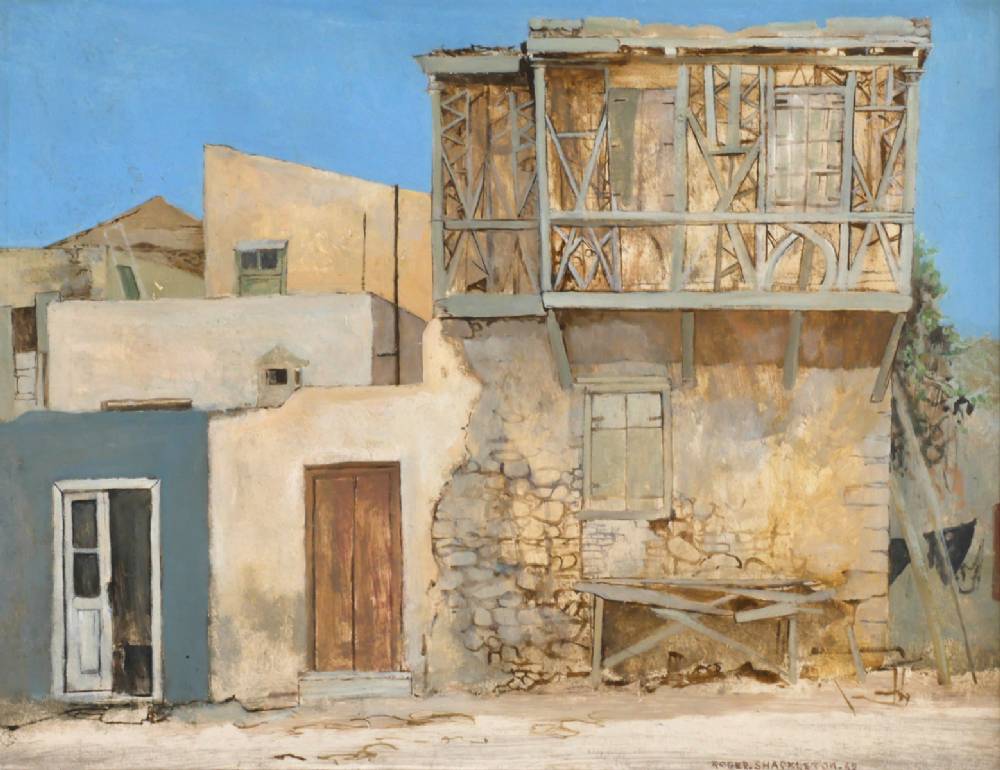 DERELICT TURKISH HOUSE, 1962 by Roger Coryndon Shackleton (1931-1987) at Whyte's Auctions