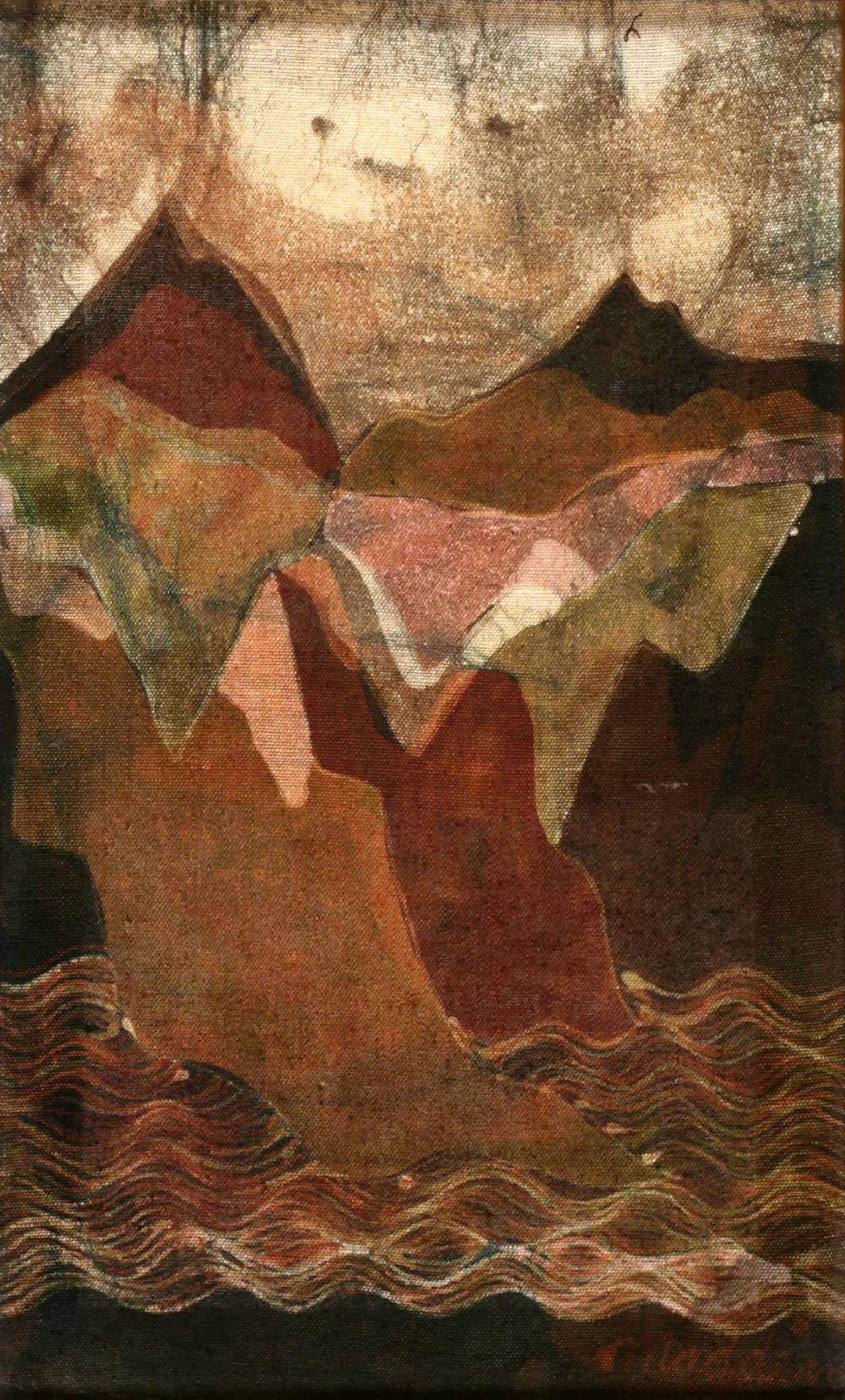 AUTUMN MOUNTAIN LANDSCAPE by Bernadette Madden (b.1948) at Whyte's Auctions