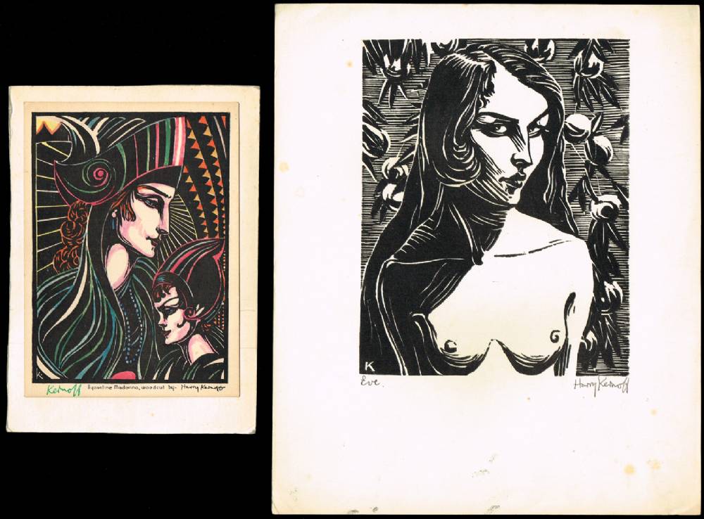 BYZANTINE MADONNA, BALLET, THE ONLY WAY,  AND OTHER WELL-KNOWN AND RARE WOODCUTS by Harry Kernoff RHA (1900-1974) at Whyte's Auctions