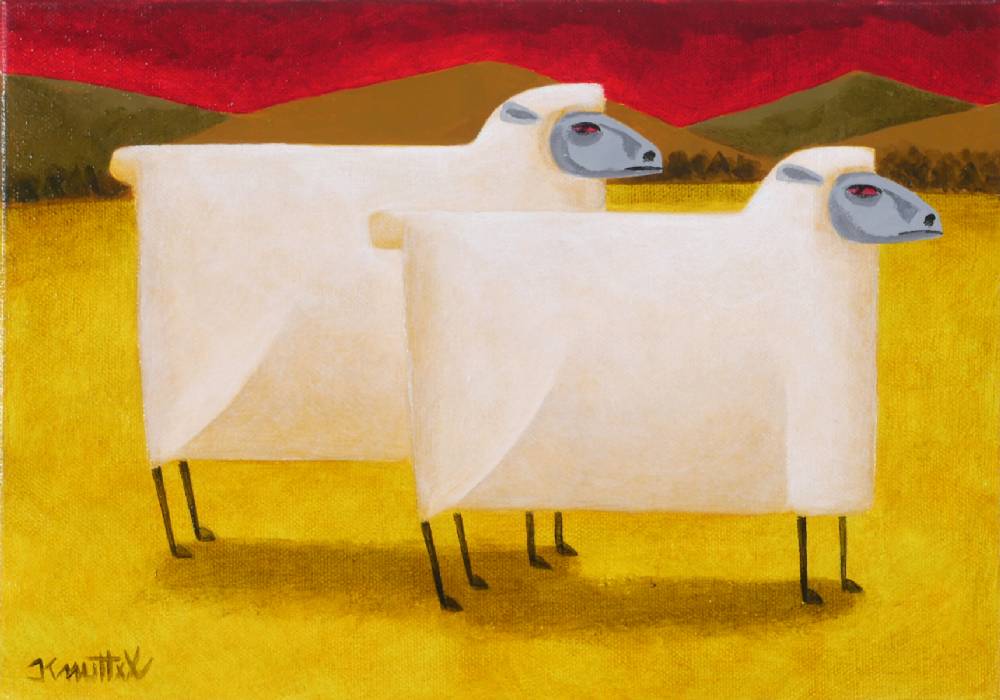 SHEEP by Graham Knuttel (b.1954) at Whyte's Auctions