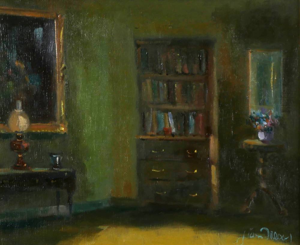 THE DRAWING ROOM by Liam Treacy (1934-2004) at Whyte's Auctions