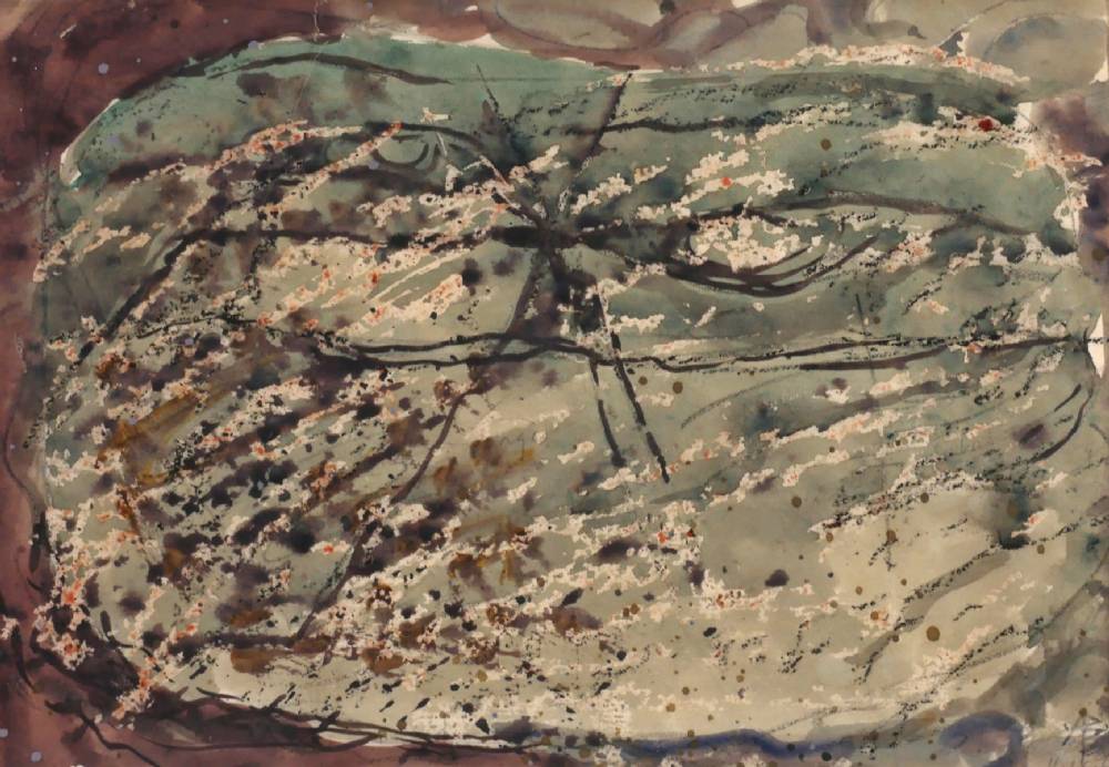 LUNAR STONE, DUNMANUS BAY, COUNTY CORK, 1966 by Alicia Boyle RBA (1908-1997) at Whyte's Auctions